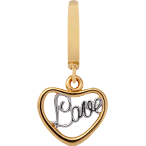 Image of Christina Collect Love forgyldt charm